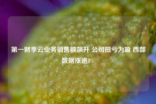 第一财季云业务销售额飙升 公司扭亏为盈 西部数据涨逾8%