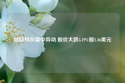 欧陆科仪盘中异动 股价大跌5.19%报1.46美元