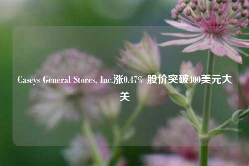 Caseys General Stores, Inc.涨0.47% 股价突破400美元大关