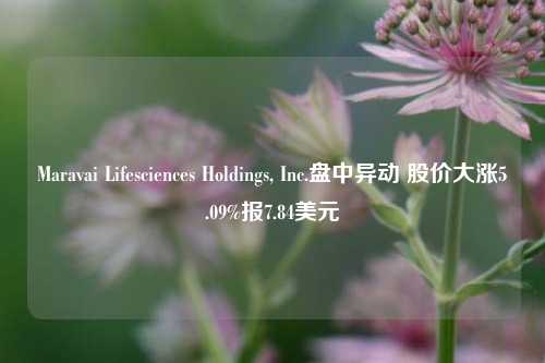 Maravai Lifesciences Holdings, Inc.盘中异动 股价大涨5.09%报7.84美元