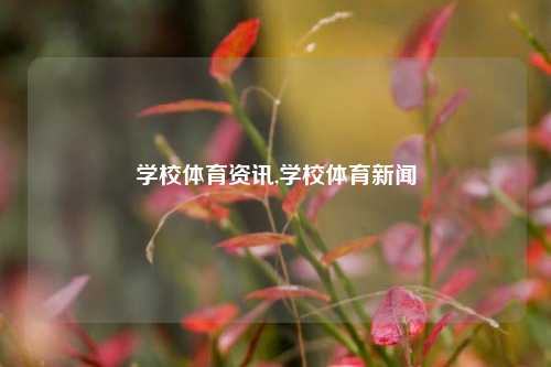 学校体育资讯,学校体育新闻