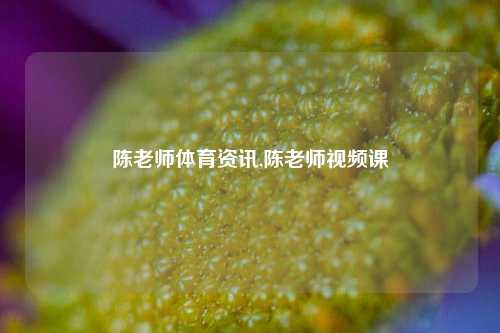 陈老师体育资讯,陈老师视频课