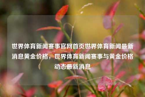 世界体育新闻赛事官网首页世界体育新闻最新消息黄金价格，世界体育新闻赛事与黄金价格动态最新消息