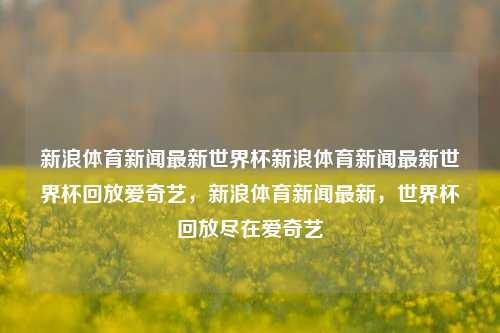 新浪体育新闻最新世界杯新浪体育新闻最新世界杯回放爱奇艺，新浪体育新闻最新，世界杯回放尽在爱奇艺