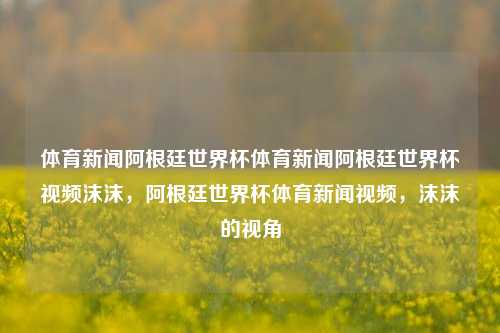 体育新闻阿根廷世界杯体育新闻阿根廷世界杯视频沫沫，阿根廷世界杯体育新闻视频，沫沫的视角