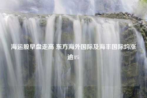 海运股早盘走高 东方海外国际及海丰国际均涨逾4%