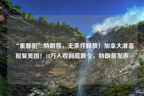 “重罪犯”特朗普，无条件释放！加拿大准备报复美国！18万人收到疏散令，特朗普发声