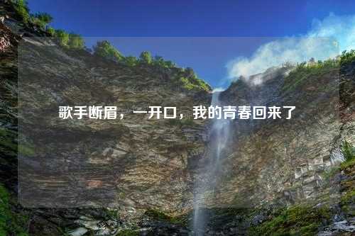 歌手断眉，一开口，我的青春回来了